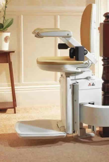 Acorn Brooks curved stairlift