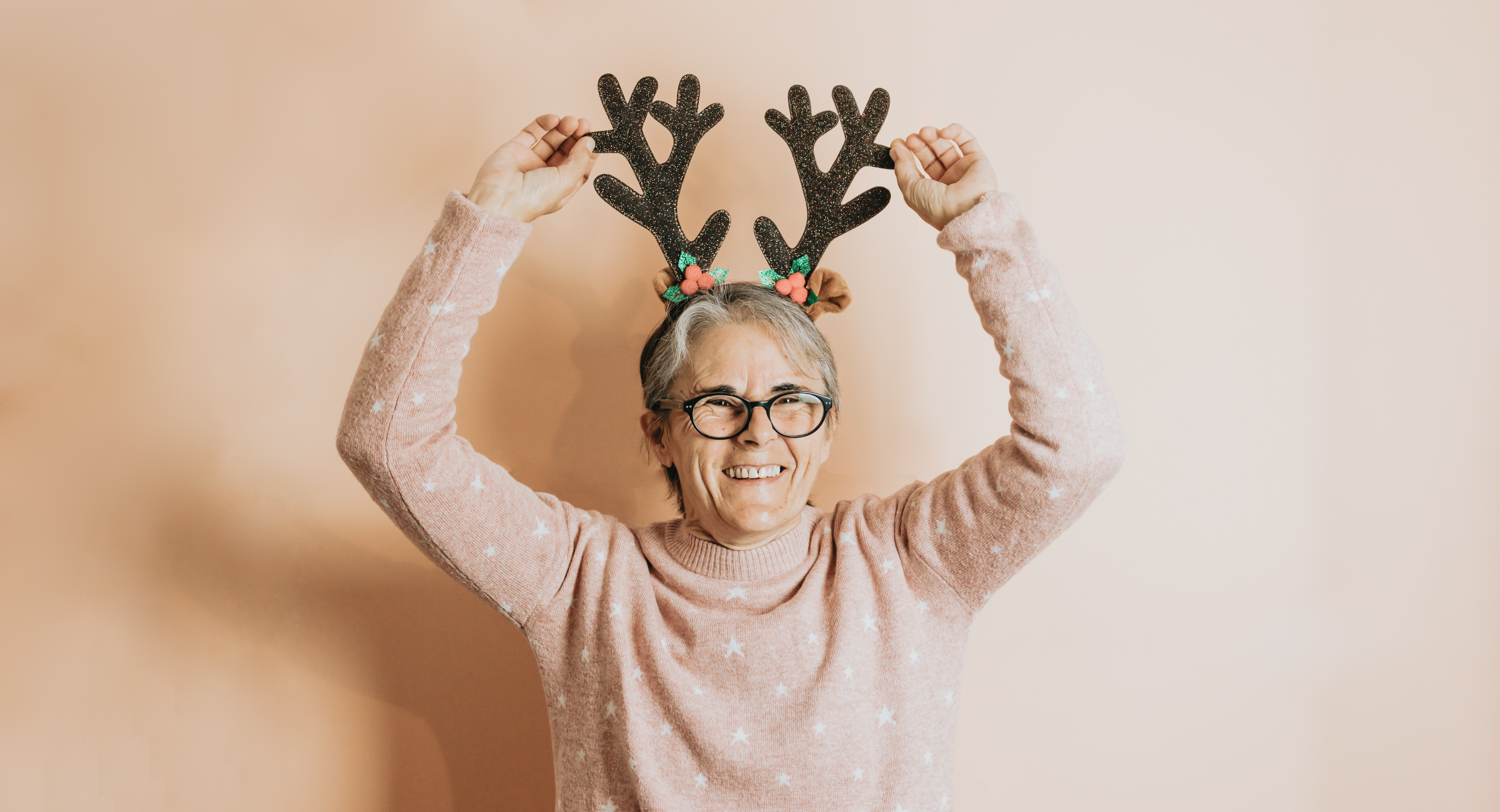 elderly at Christmas