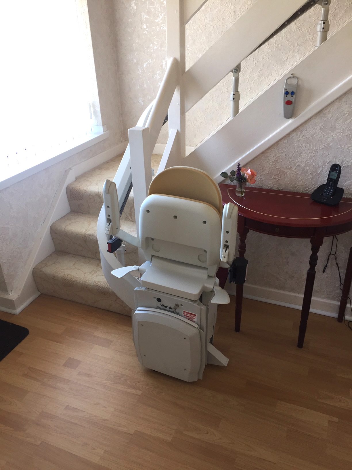 Worryfree stairlift installation in Oldham, Greater Manchester